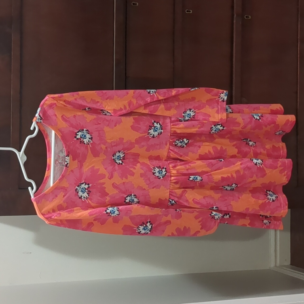 Flowers Girls Casual Dress